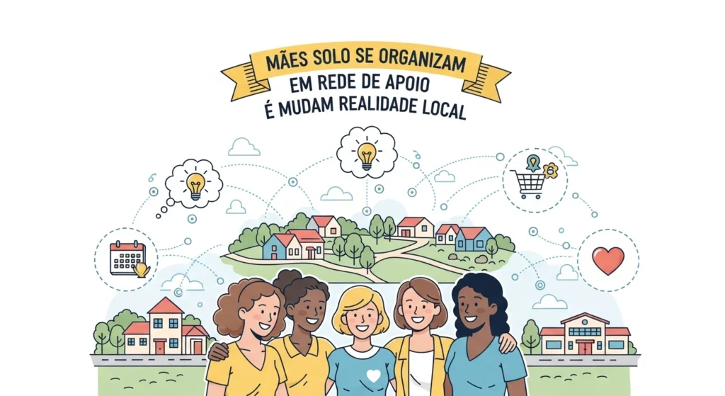 Mães Solo se Organizam em Rede de Apoio e Mudam Realidade Local